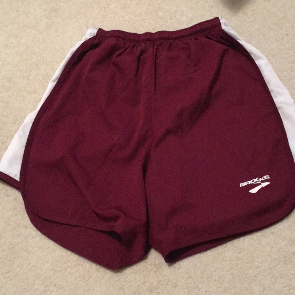 maroon shorts
